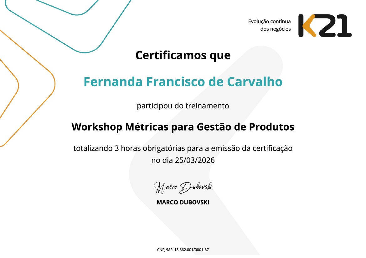 Certificado K21